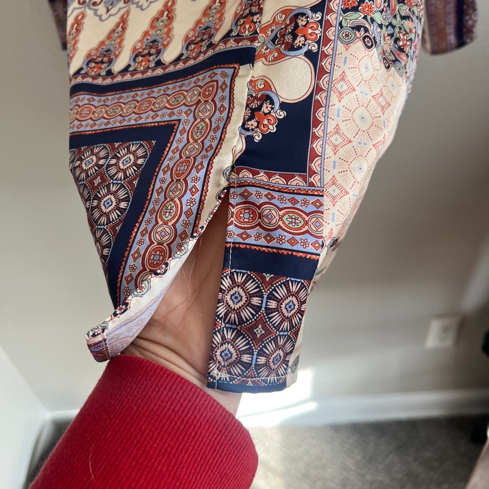 Lost + Wander Multicolor Patterned Dress - image 4